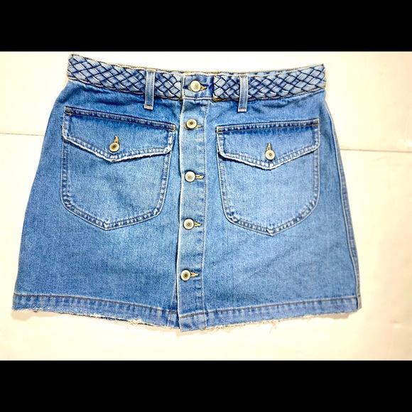 Tularosa Revolve 100% Cotton Woven Madelyn Mini Skirt In Fuji Size 29 - Picture 4 of 16